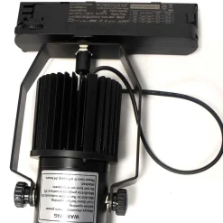 Proyector de logos LED GOBO para carril trifásico interior - 20W - Óptica 20° - IP20