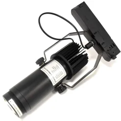 Proyector de logos LED GOBO para carril trifásico interior - 20W - Óptica 20° - IP20