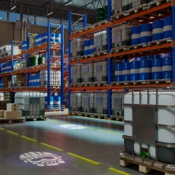 Proyector de logos LED GOBO para carril trifásico interior - 20W - Óptica 20° - IP20
