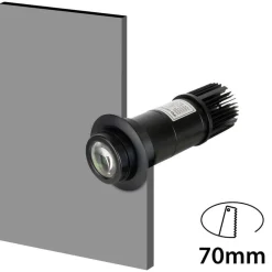 Proyector de logos LED GOBO 10W empotrable interior - IP40