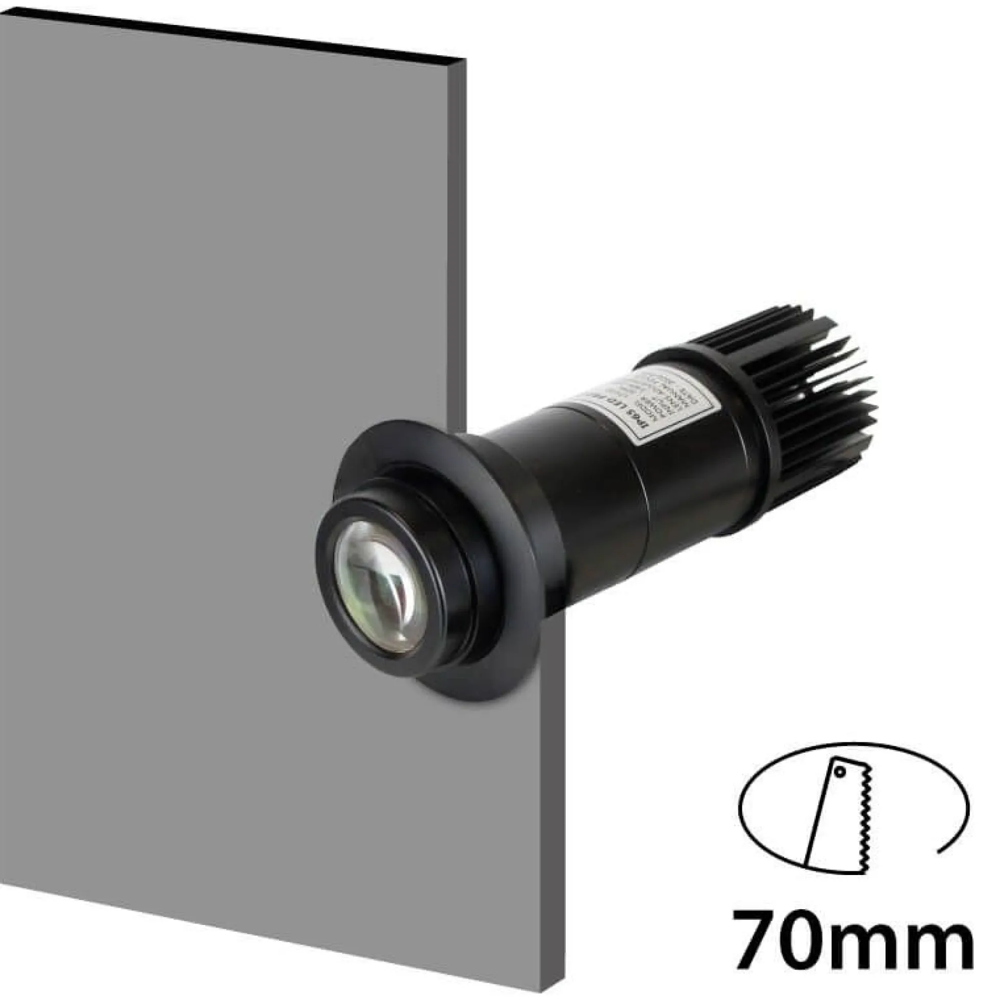 Proyector de logos LED GOBO 10W empotrable interior - IP40
