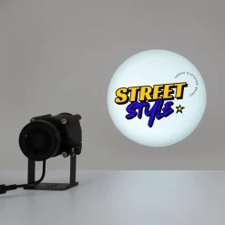 Proyector de logos LED GOBO 100W fijo exterior - 4 cristales - Óptica 18° - IP65