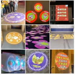 Proyector de logos LED GOBO 100W - Óptica 13° - Exterior - Rotativo
