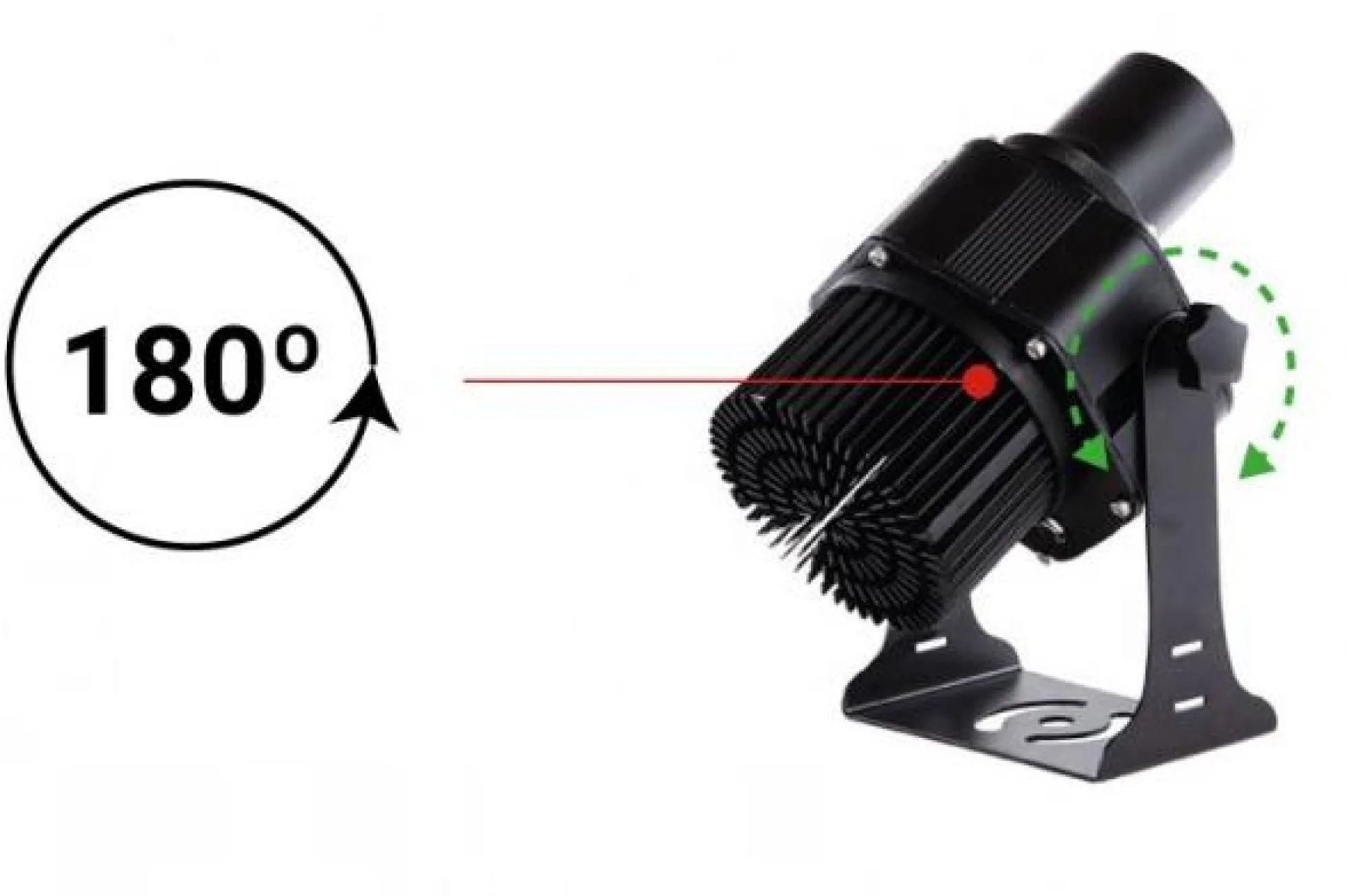 Proyector de logos LED GOBO 40W - Óptica 25° - Exterior - Rotativo