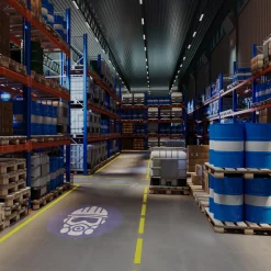 Proyector de logos LED GOBO 20W rotativo exterior - Óptica 20° - IP65