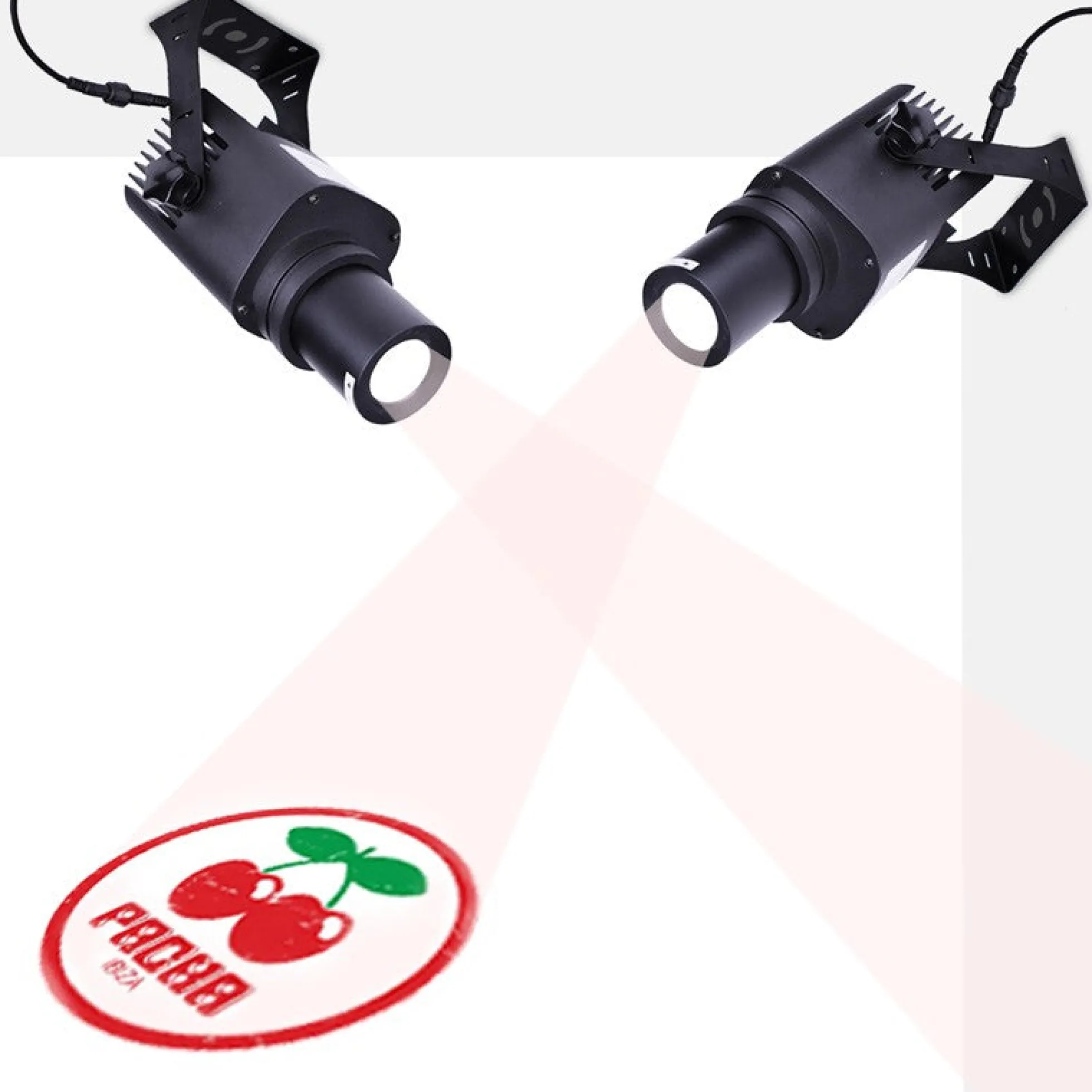 Proyector de logos LED GOBO 20W rotativo exterior - Óptica 20° - IP65
