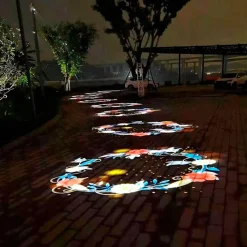 Proyector de logos LED GOBO 40W rotativo exterior - Óptica 20° - IP65