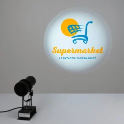 Proyector de logos LED GOBO 50W rotativo interior - Óptica 18° - IP20