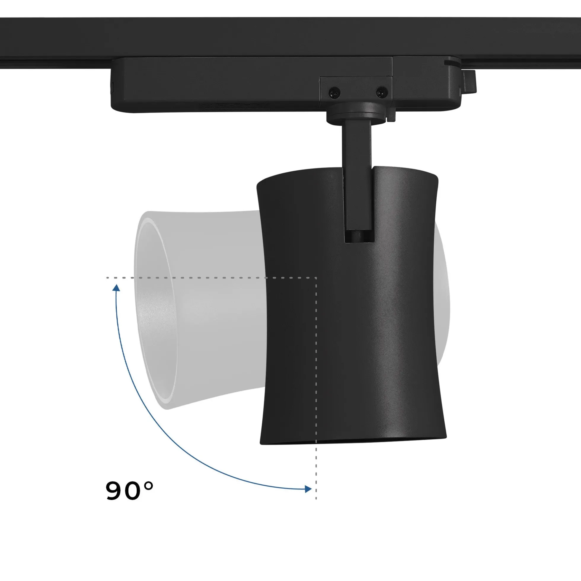 Proyector LED arquitectónico para carril monofásico CCT - 40W - CRI 90