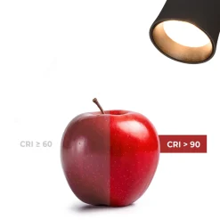 Proyector LED arquitectónico para carril trifásico CCT - 20W - CRI 90 - Driver KGP