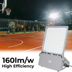 Proyector LED asimétrico exterior 600W - Regulable 1-10V - 160lm/W - IP66