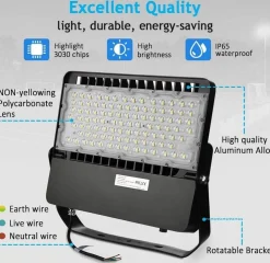 Proyector LED asimétrico 200W - 150lm/W - IP65