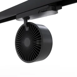 Proyector LED circular para carril trifásico 35W - ZOOM 15º- 45º - 4000K - CRI 90