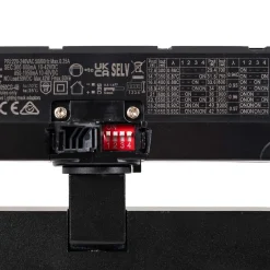 Proyector LED cuadrado para carril trifásico - Potencia ajustable: 12-42W - 4000K - CRI 90 - Ángulo 35° x 70°