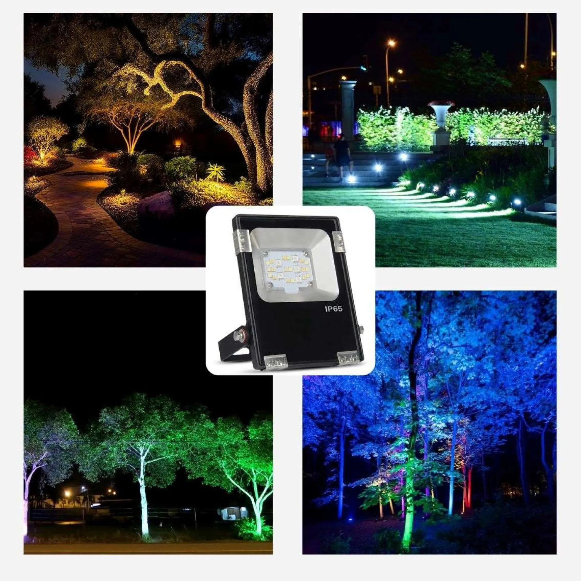 Proyector LED de exterior RGB+CCT - 10W - RF/WiFi - IP65 -Mi-Light