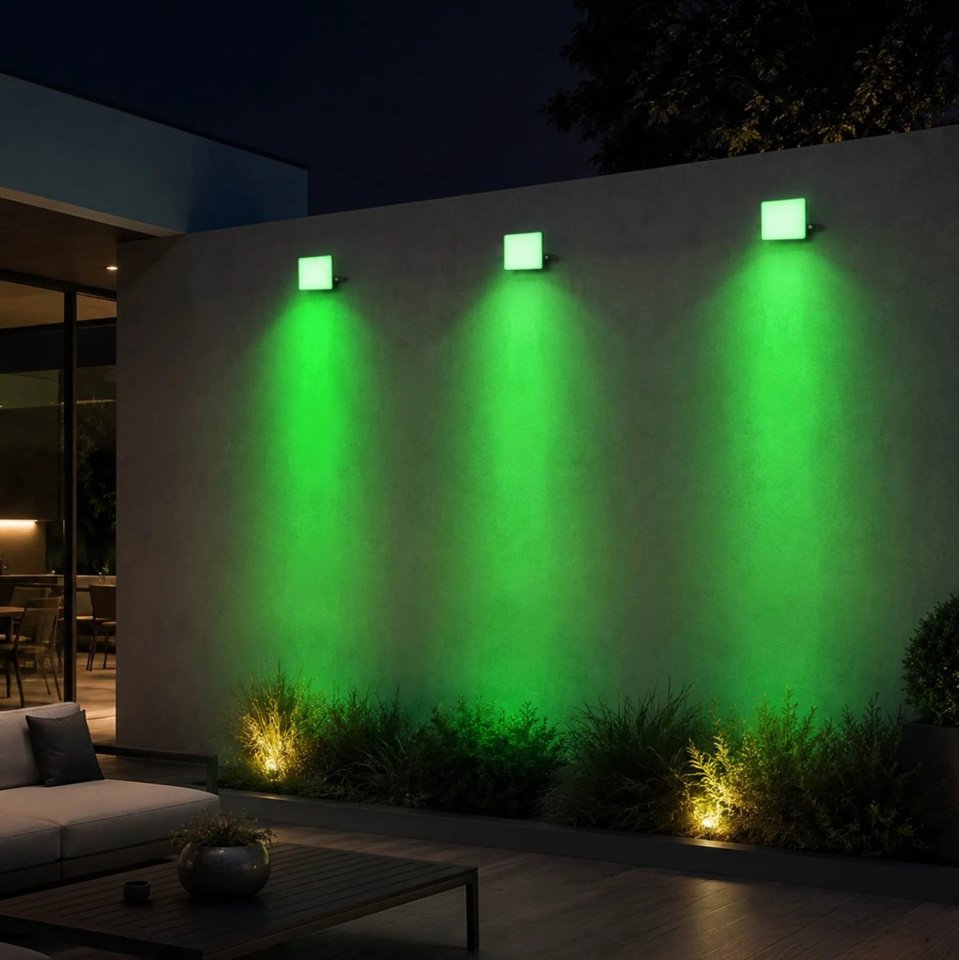 Proyector LED de exterior - RGBCCT - 30W - control WIFI/TUYA APP - IP65