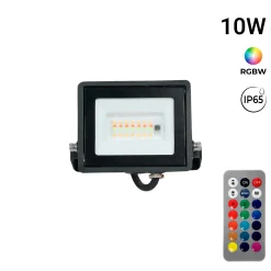 Proyector LED de exterior - RGBCW - 10W - mando a distancia IR - IP65
