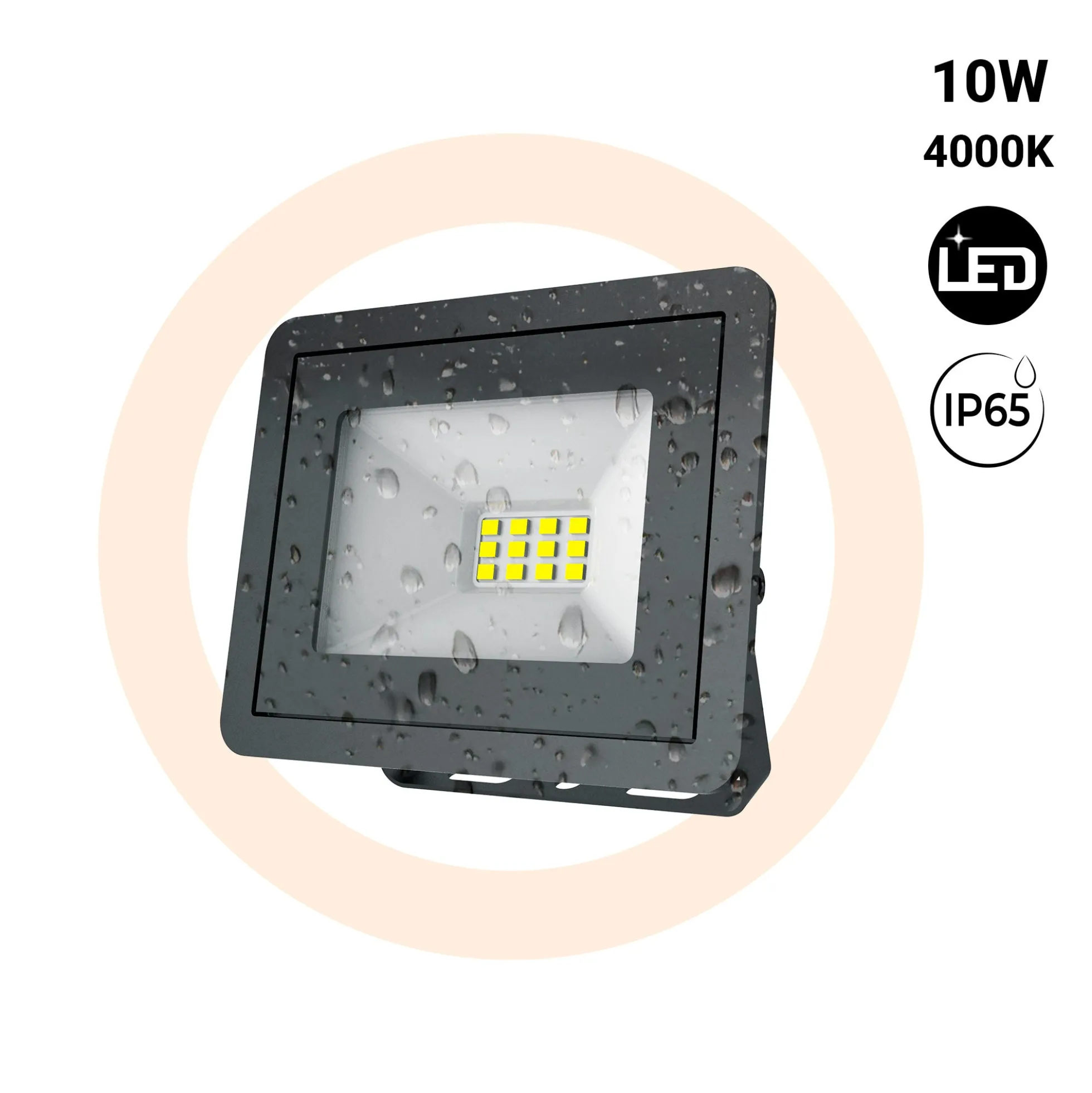 Proyector LED de exterior - Slim - 10W - 1100lm - IP65