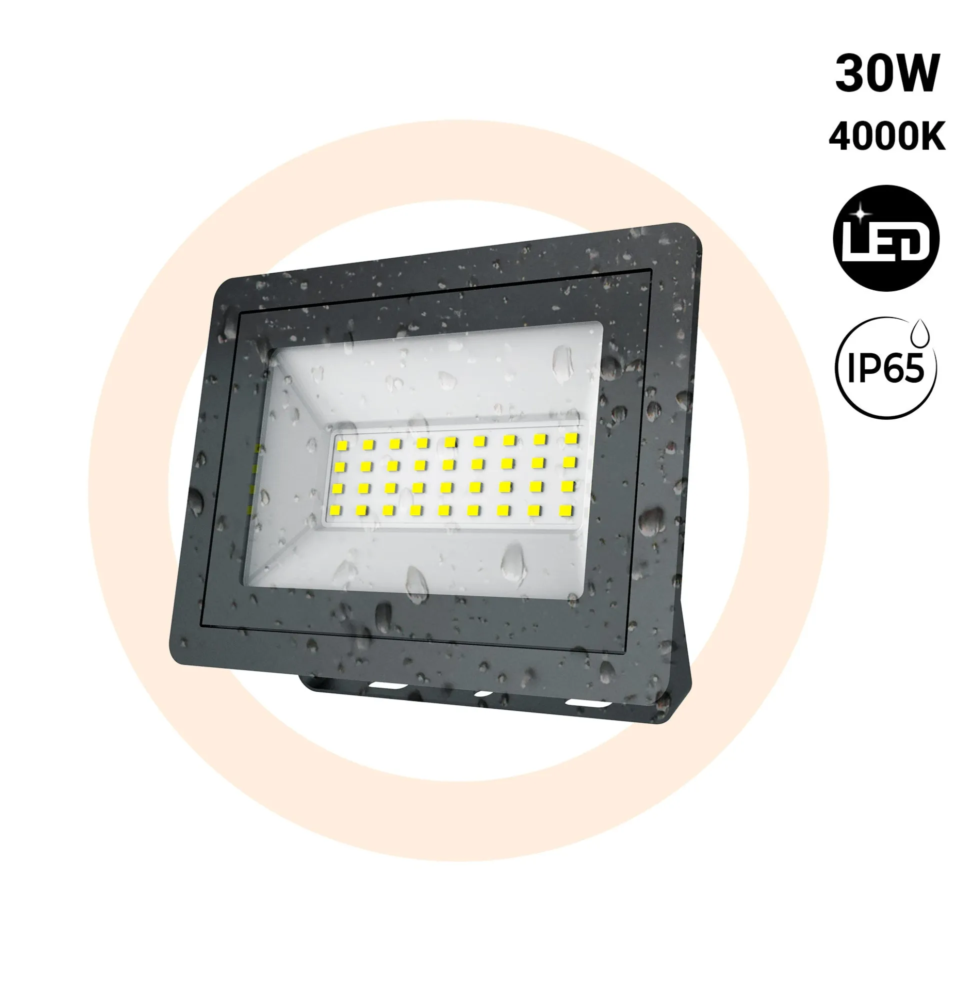 Proyector LED de exterior - Slim - 30W - 3200lm - IP65