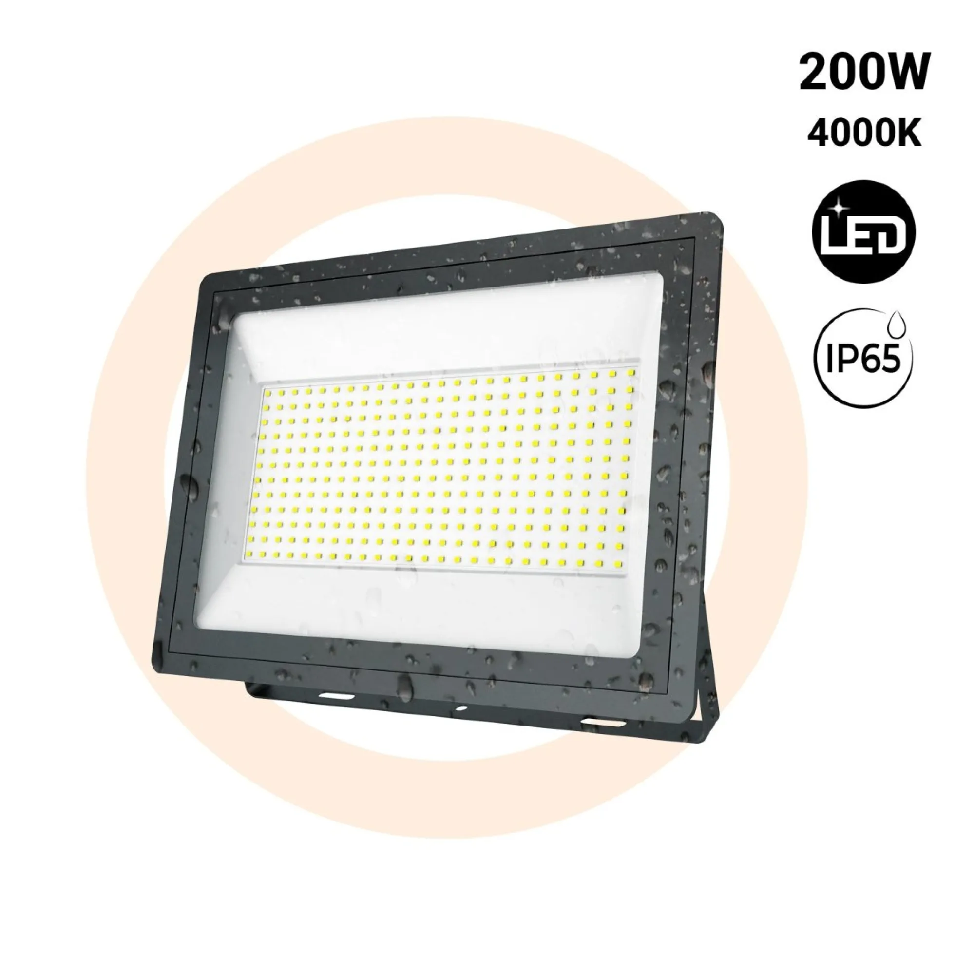 Proyector LED de exterior - Slim - 200W - 18.000lm - IP65
