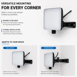Proyector LED de exterior - 10W - 100 lm/W - Sensor Series - Negro - IP65