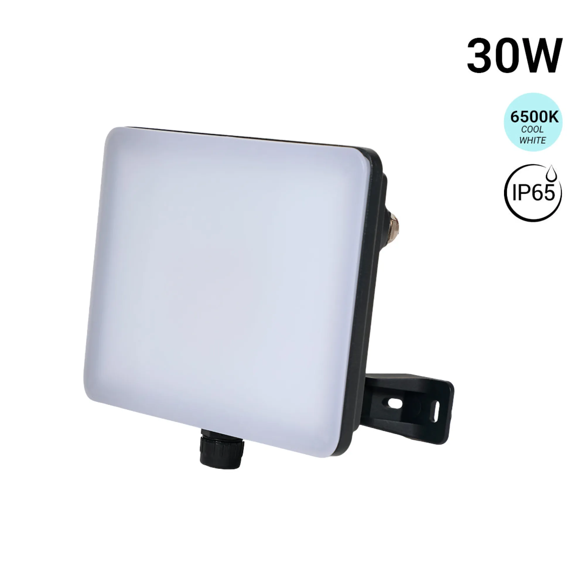 Proyector LED de exterior - 30W - 100 lm/W - Sensor Series - Negro - IP65