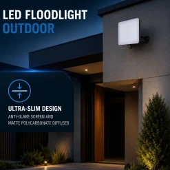 Proyector LED de exterior - 30W - 100 lm/W - Sensor Series - Negro - IP65