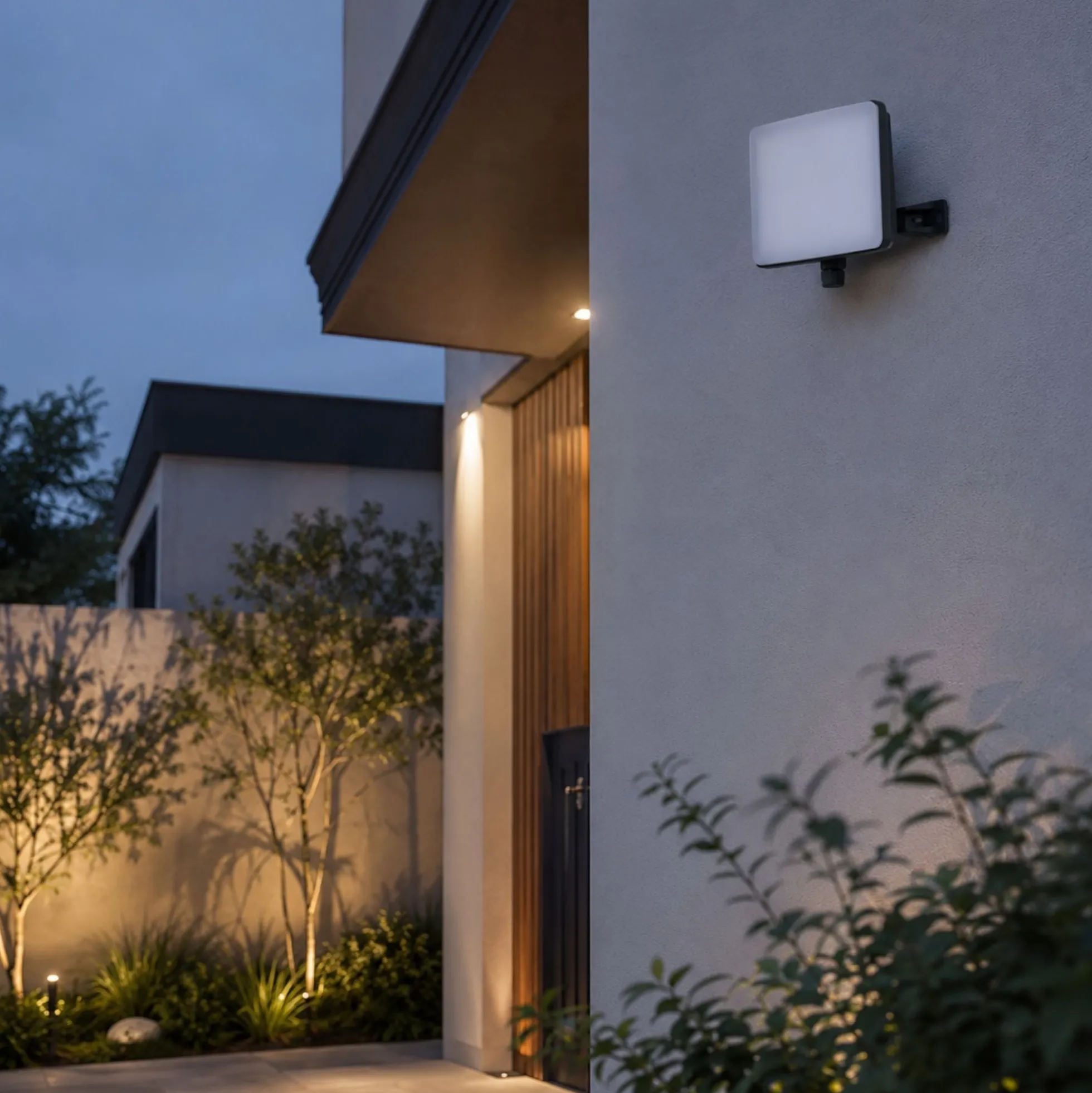 Proyector LED de exterior - 30W - 100 lm/W - Sensor Series - Negro - IP65