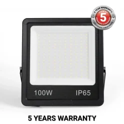 Proyector LED de exterior - 100W - Negro - IP65