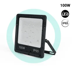 Proyector LED de exterior - 100W - Negro - IP65