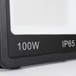 Proyector LED de exterior - 100W - Negro - IP65