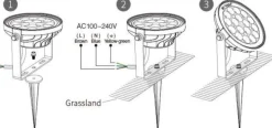 Proyector LED de jardín con pincho 15W RGB+CCT control RF/WiFi  | Mi Light