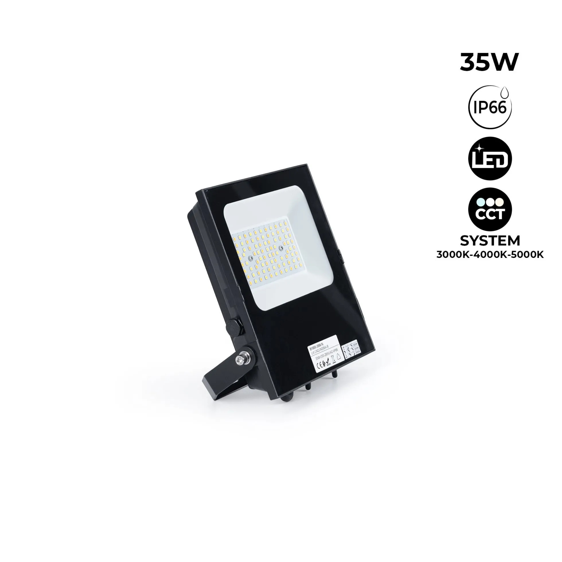 Proyector LED exterior 35W CCT - Serie "PRO" - 110lm/W - IP66