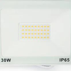 Proyector LED exterior 30W - 95lm/W - IP65 - Blanco