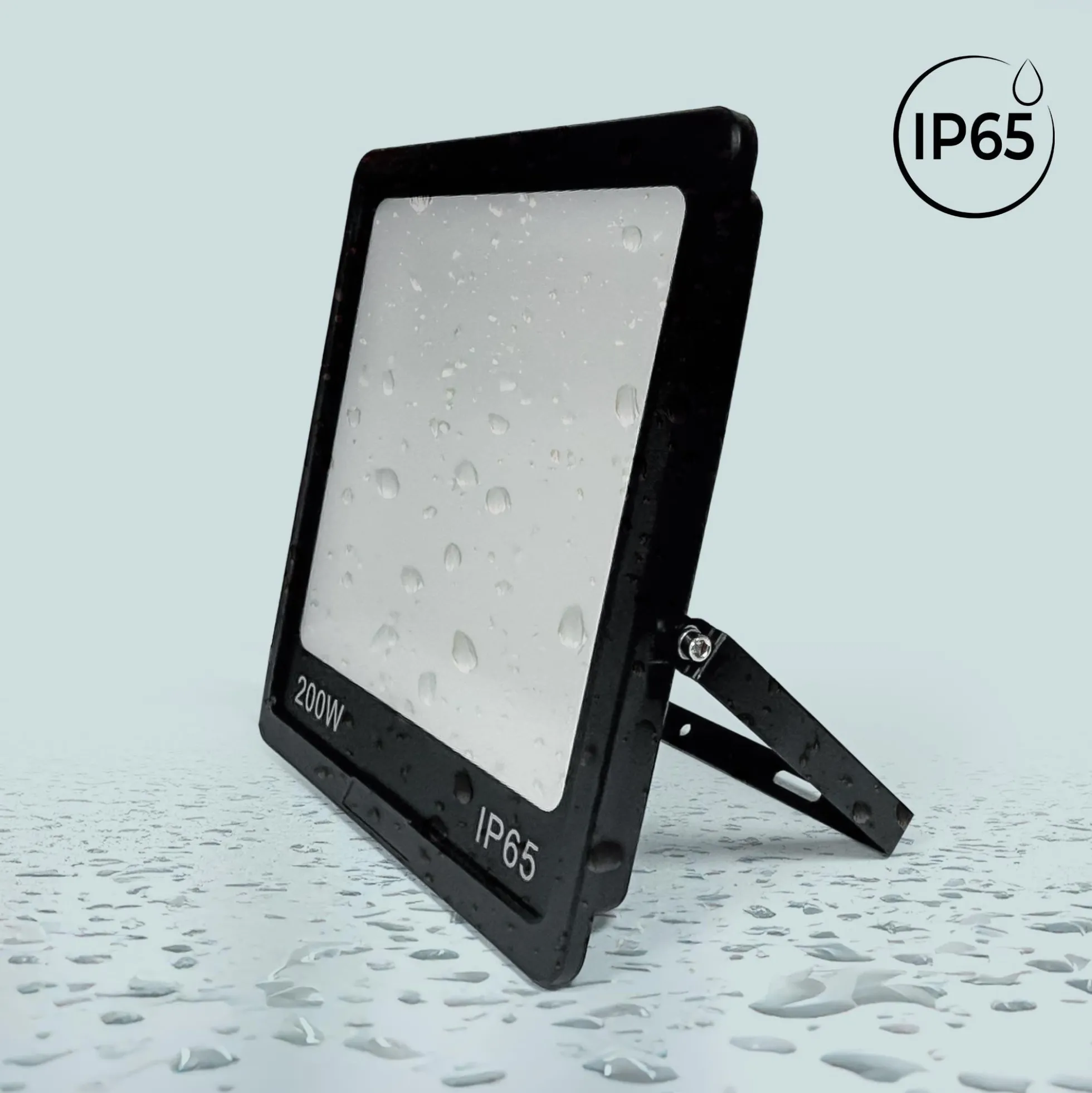 Proyector LED exterior - 200W - Negro - IP65 - 6000K