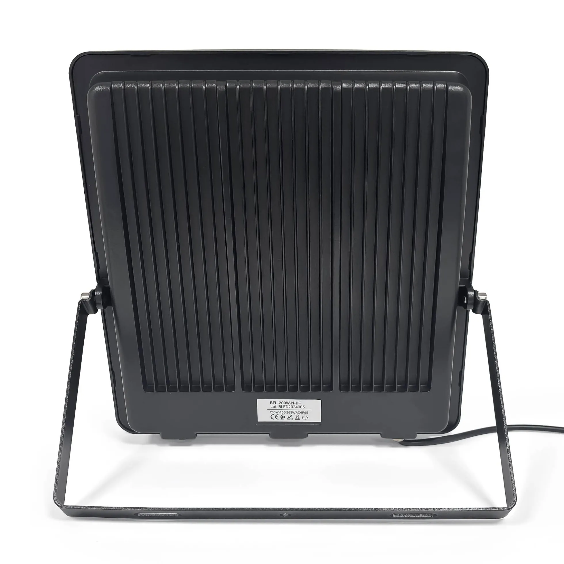 Proyector LED exterior - 200W - Negro - IP65 - 6000K