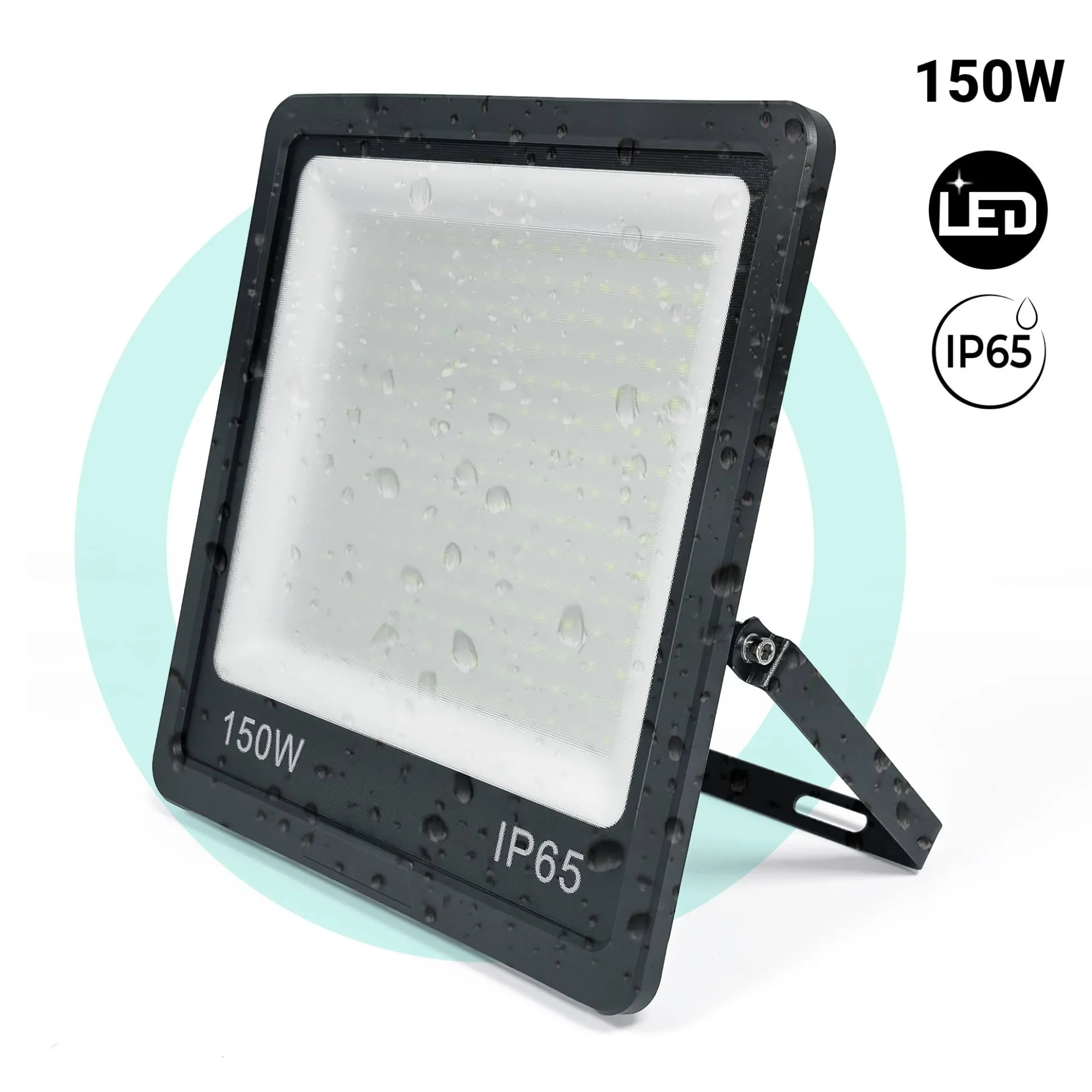 Proyector LED exterior - 150W - Negro - IP65 - 6000K