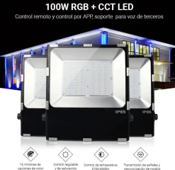 Proyector LED exterior 100W RGB+CCT | MI LIGHT