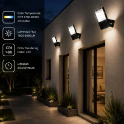 Proyector LED exterior 100W RGB+CCT | MI LIGHT