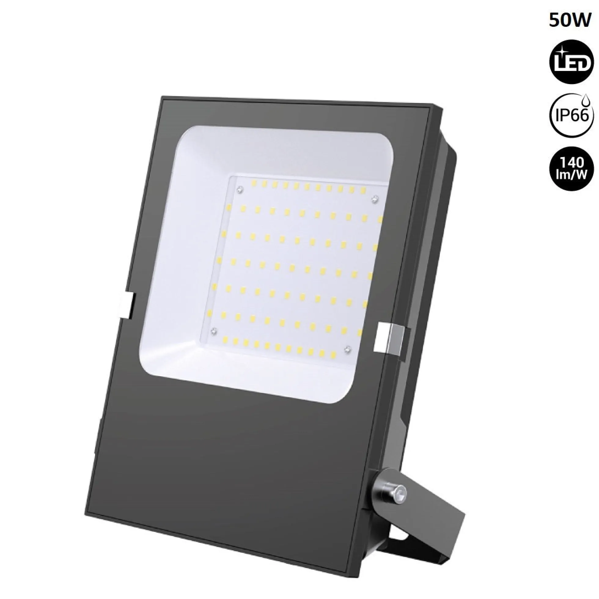 Proyector LED exterior 50W - 12-24V DC - 120º - IP66