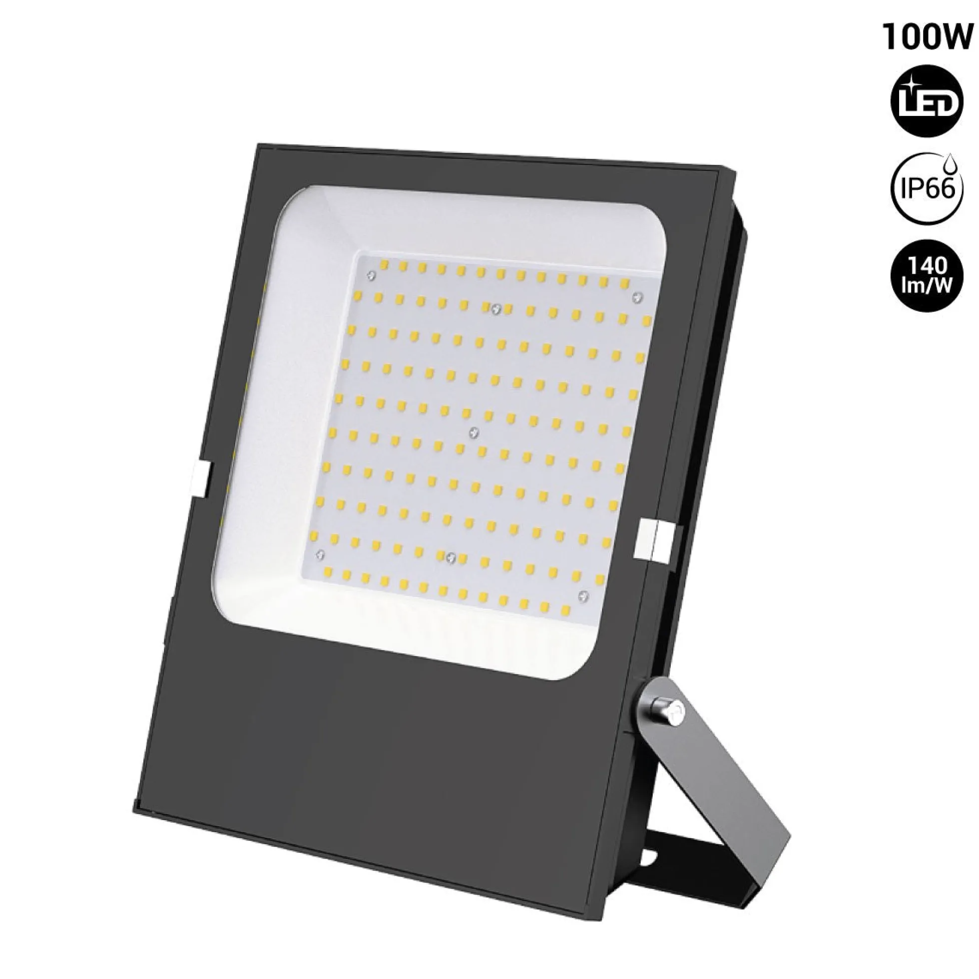 Proyector LED exterior 100W - 12-24V DC - 120º - IP66