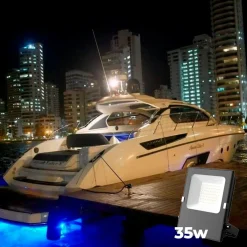 Proyector LED exterior 35W - 12-24V DC - 120º - IP66