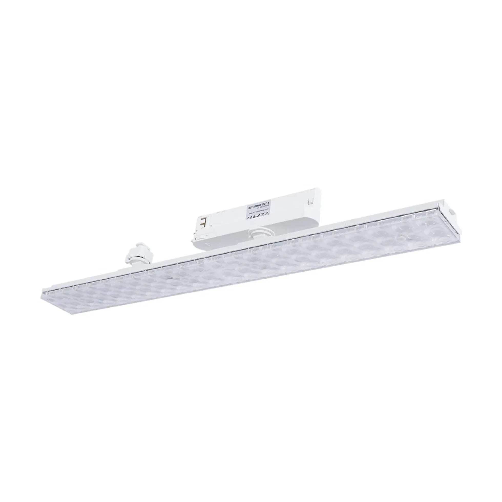 Proyector LED lineal orientable para carril trifásico 20W - CCT - CRI90 - Driver KGP