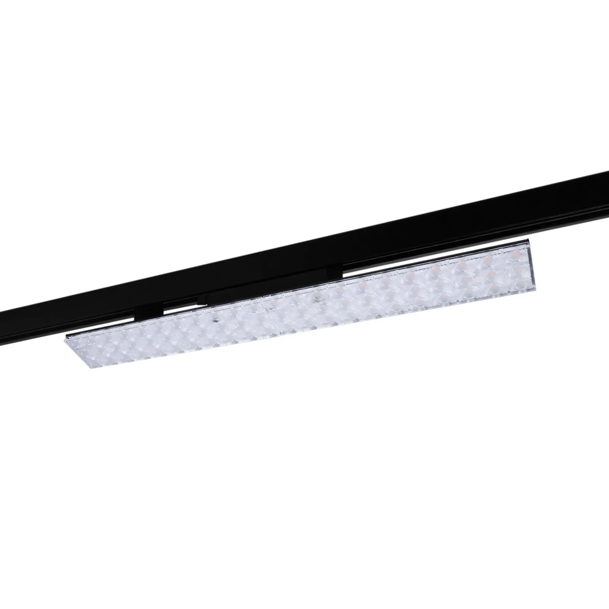 Proyector LED lineal orientable para carril trifásico 20W - CCT - CRI90 - Driver KGP