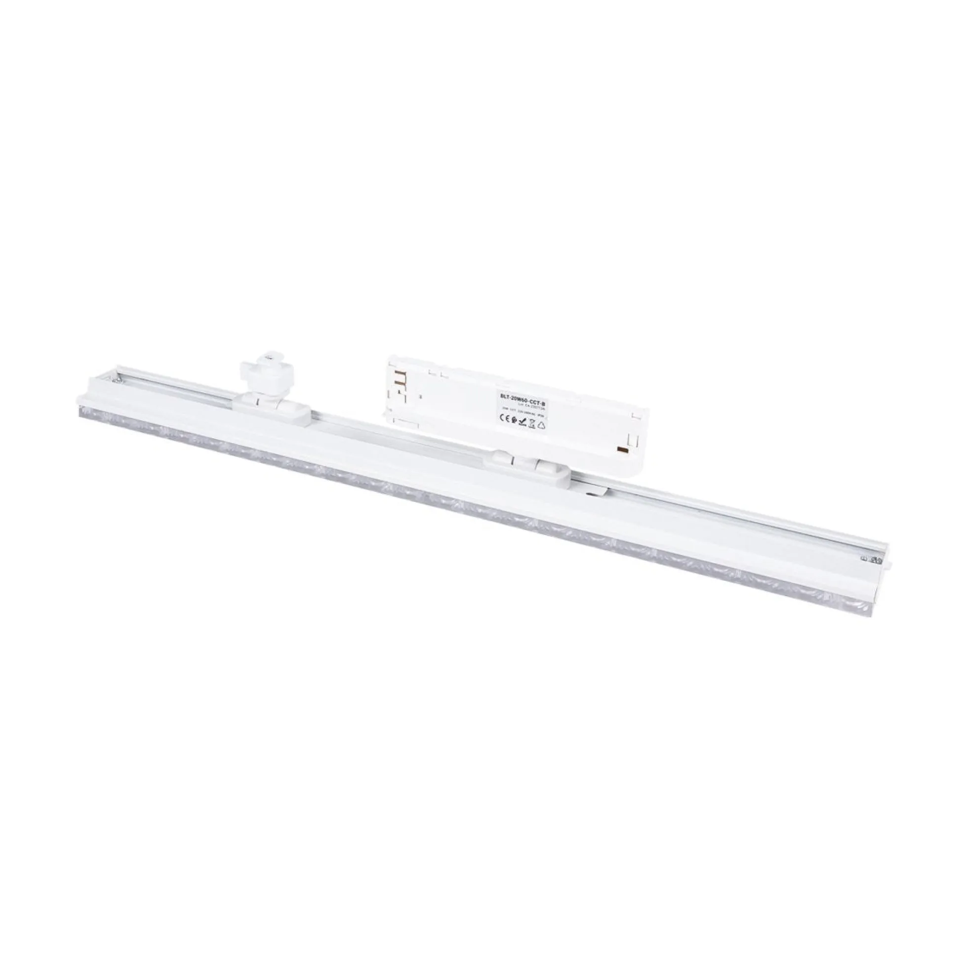 Proyector LED lineal orientable para carril trifásico 20W - CCT - CRI90 - Driver KGP
