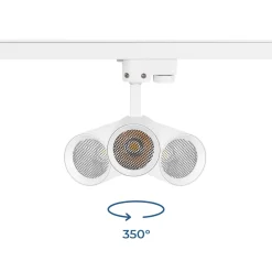 Proyector LED para carril monofásico - CCT - 15W - CRI 90 - Driver KGP
