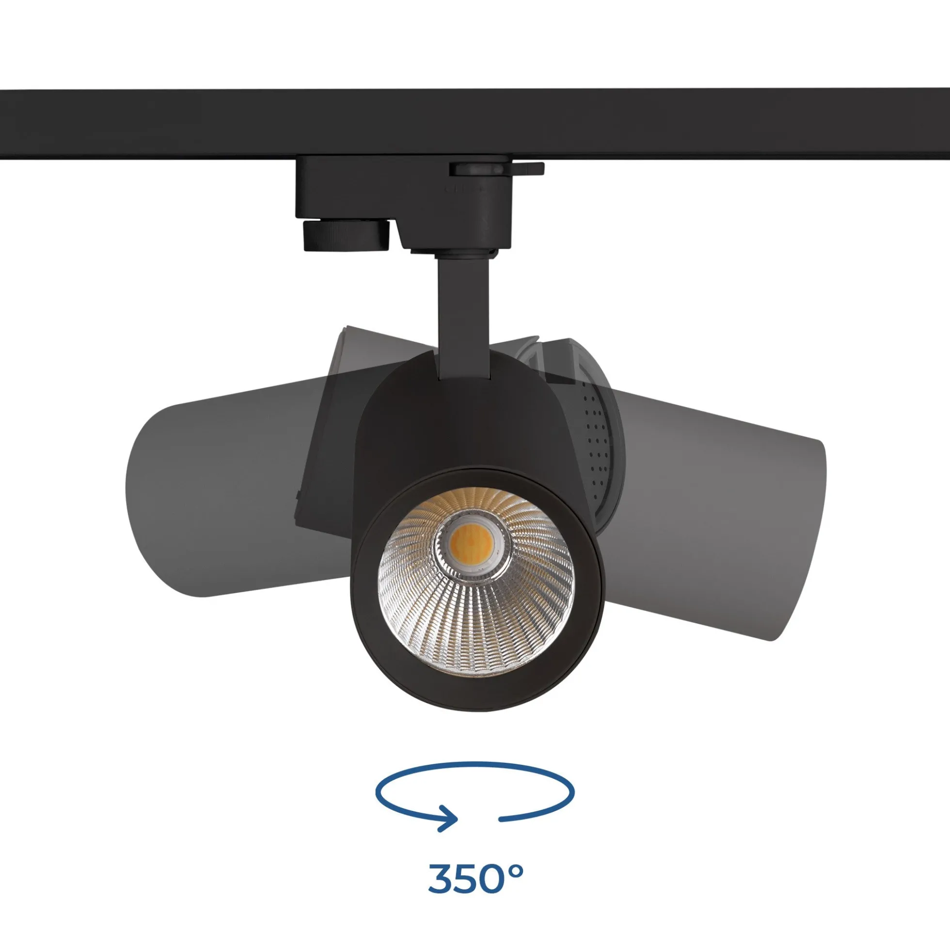 Proyector LED para carril monofásico 20W - CCT - CRI 90 - 1800 lm