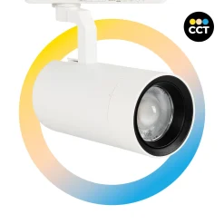 Proyector LED para carril Monofasico 35W CCT - ZOOM 20º- 60º - CRI 90
