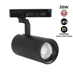 Proyector LED para carril Monofasico 35W CCT - ZOOM 20º- 60º - CRI 90
