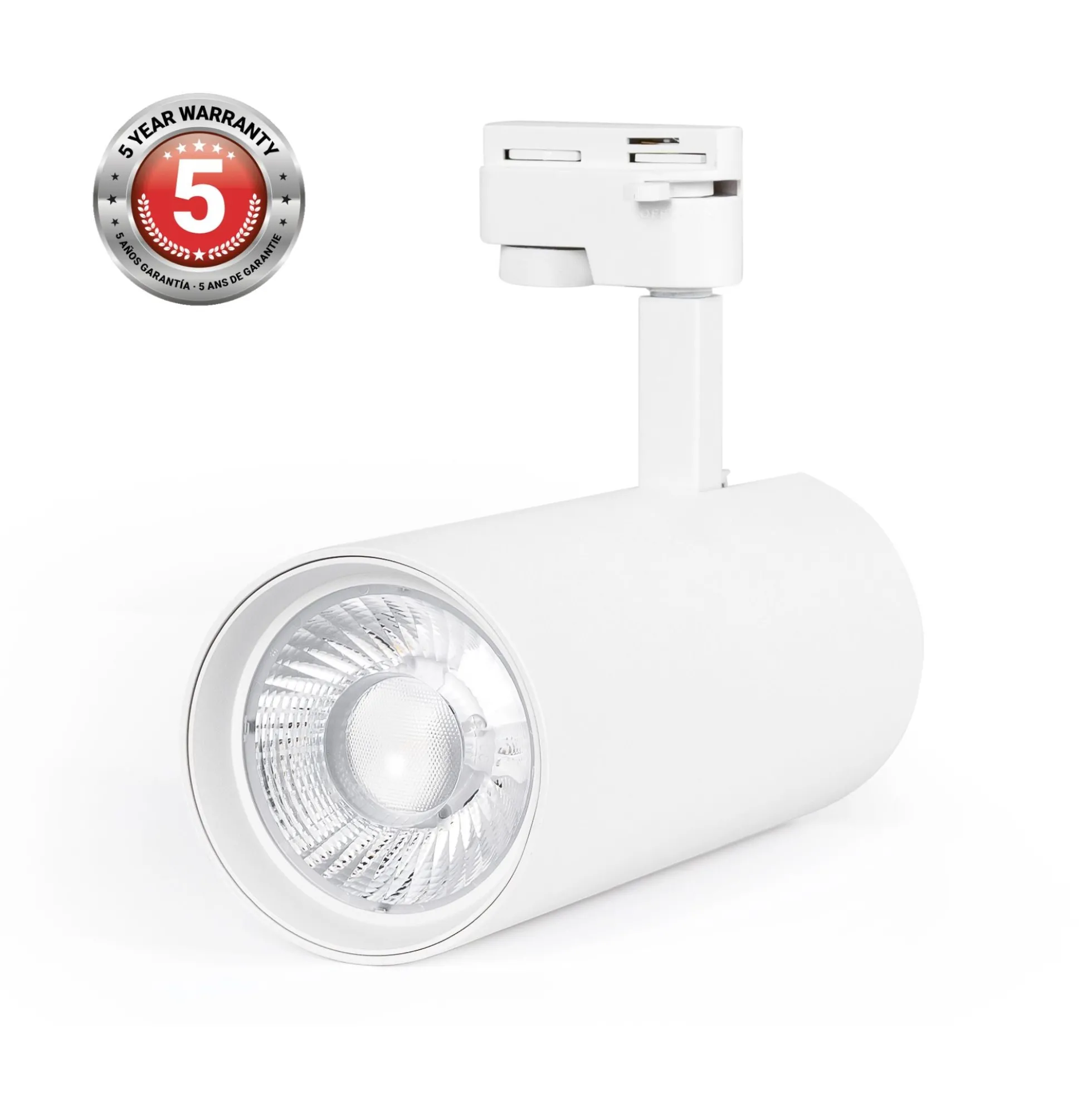 Proyector LED para carril monofásico - 36W - CCT - TRIAC regulable - CRI90
